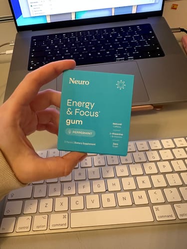 Customer photo review of Energy & Focus Gum