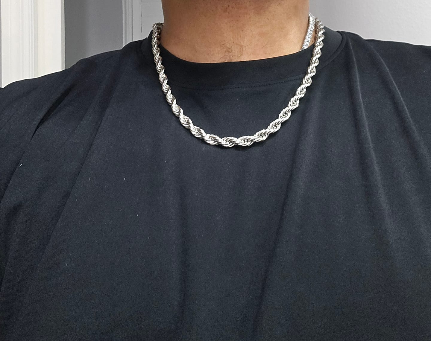 Customer photo review of 5mm Tennis Bracelet -  White Gold