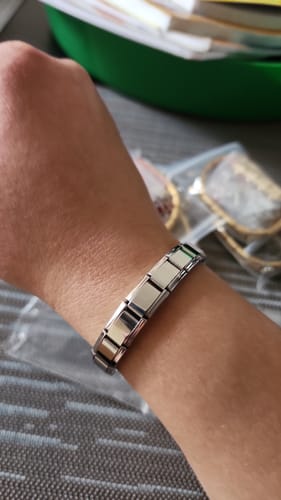 Customer photo review of Pulsera Italiana Clásica para Charms