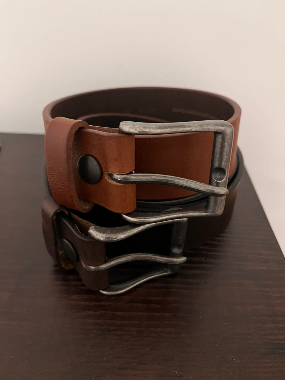 Customer photo review of The Long Haul Belt - Classic Cognac 100% Real Leather Belt