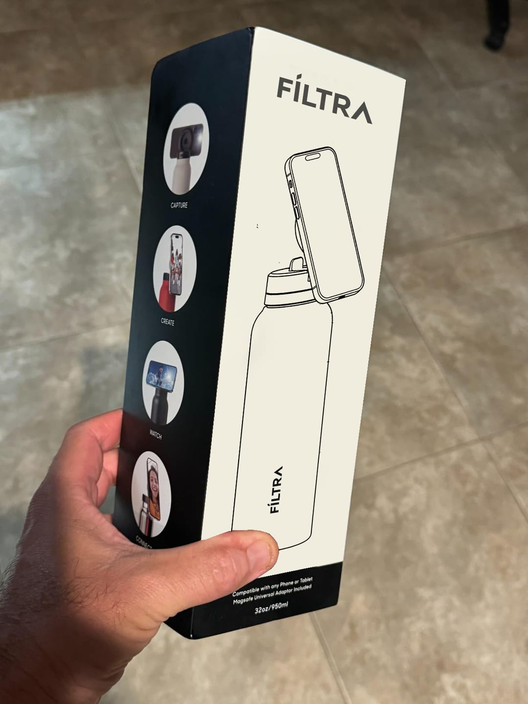 Customer photo review of Termos Magsafe | Negru