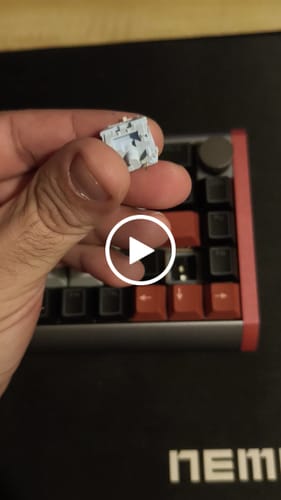 Customer video review of HMX YOGURT LINEAR SWITCH FACTORY LUBED EDITION (10PCS)