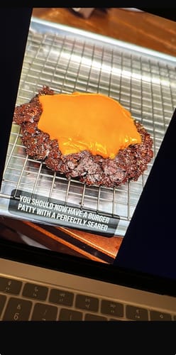 Customer photo review of CRUST - Master The Perfect Burger Crust MasterClass Course eBook