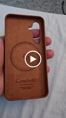 Customer video review of Samsung Galaxy S24 Leather Case - Timeless Luxe - Cognac Brown