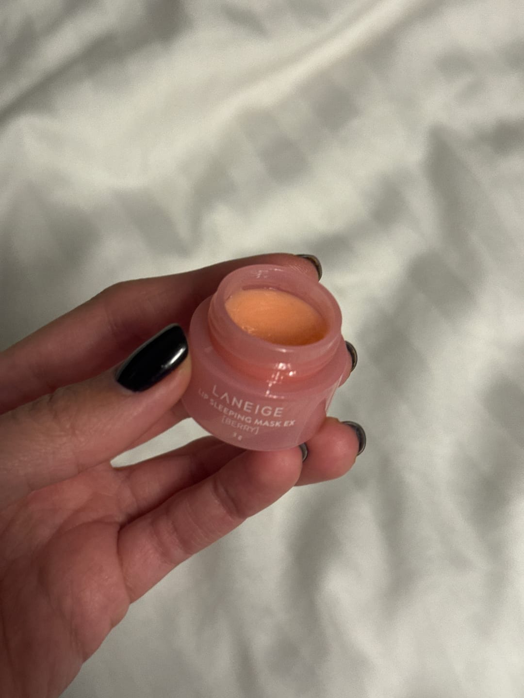 Customer photo review of Nakts maska lūpām LANEIGE Lip Sleeping Mask EX Berry