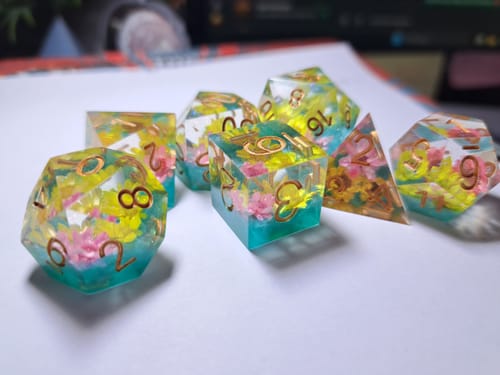 Customer photo review of Eternal Spring Blue & Yellow