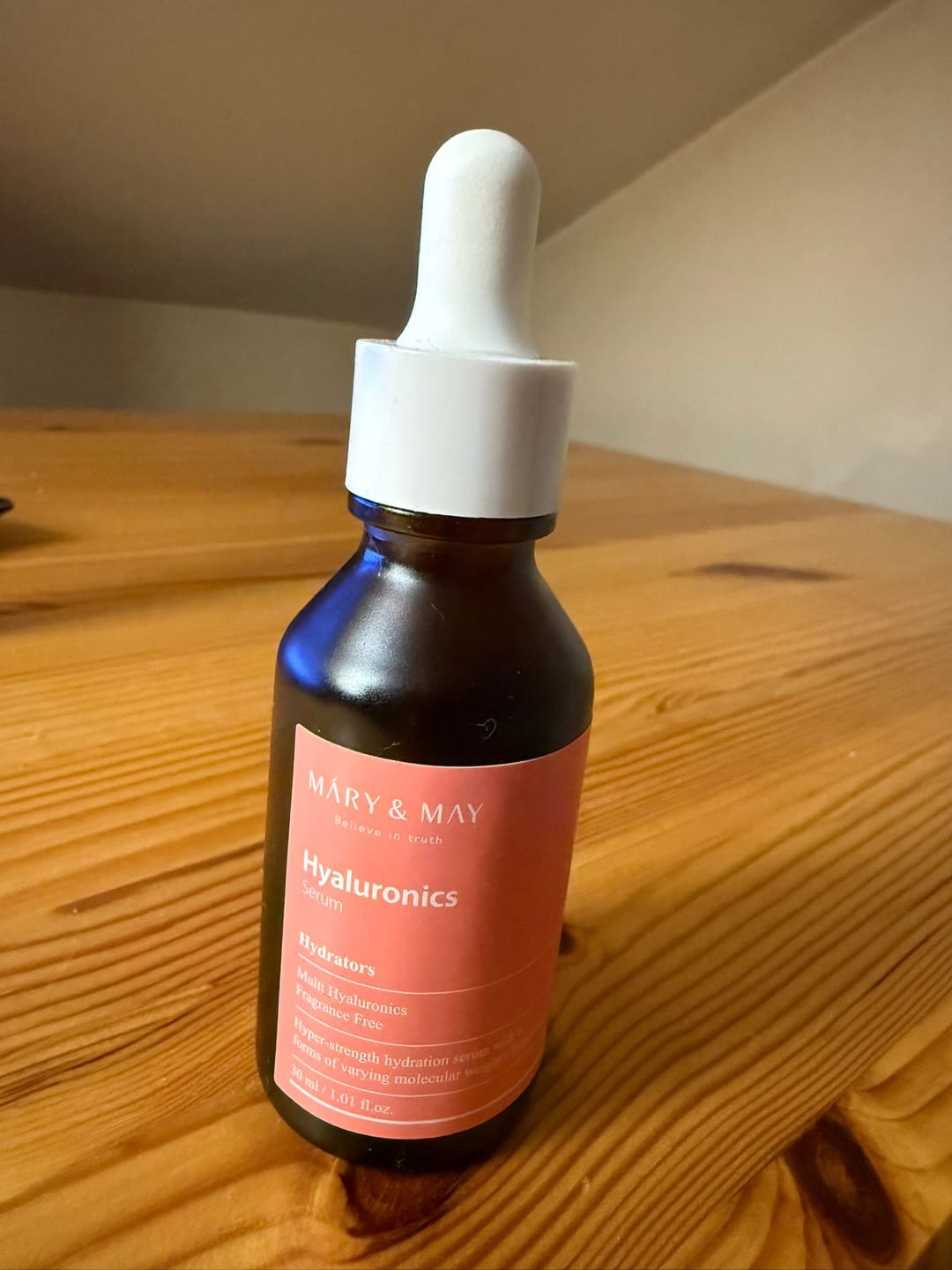 Customer photo review of Serums ar zemas molekulmasas hialuronskābi Mary&May Multi Hyaluronics Serum