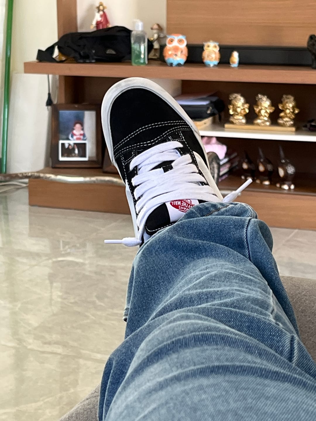 Customer photo review of Zapatilla Vans Knu Stack Plataforma Mujer Negro