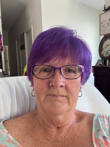 Customer photo review of Pigment AF eggplant purple 180ml