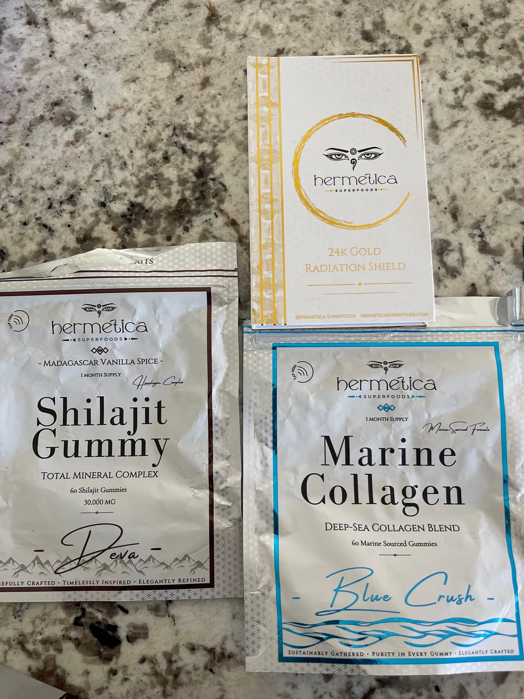 Customer photo review of Blue Crush Marine Collagen Gummy