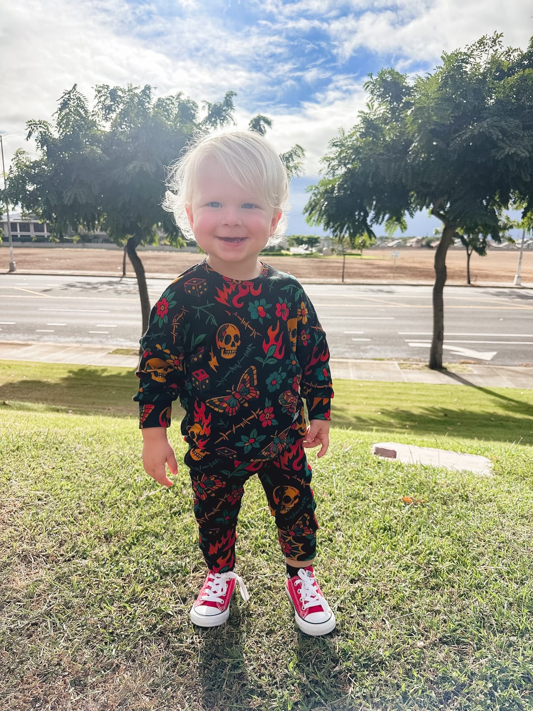 Customer photo review of Organic Ribbed Set in Inkworks