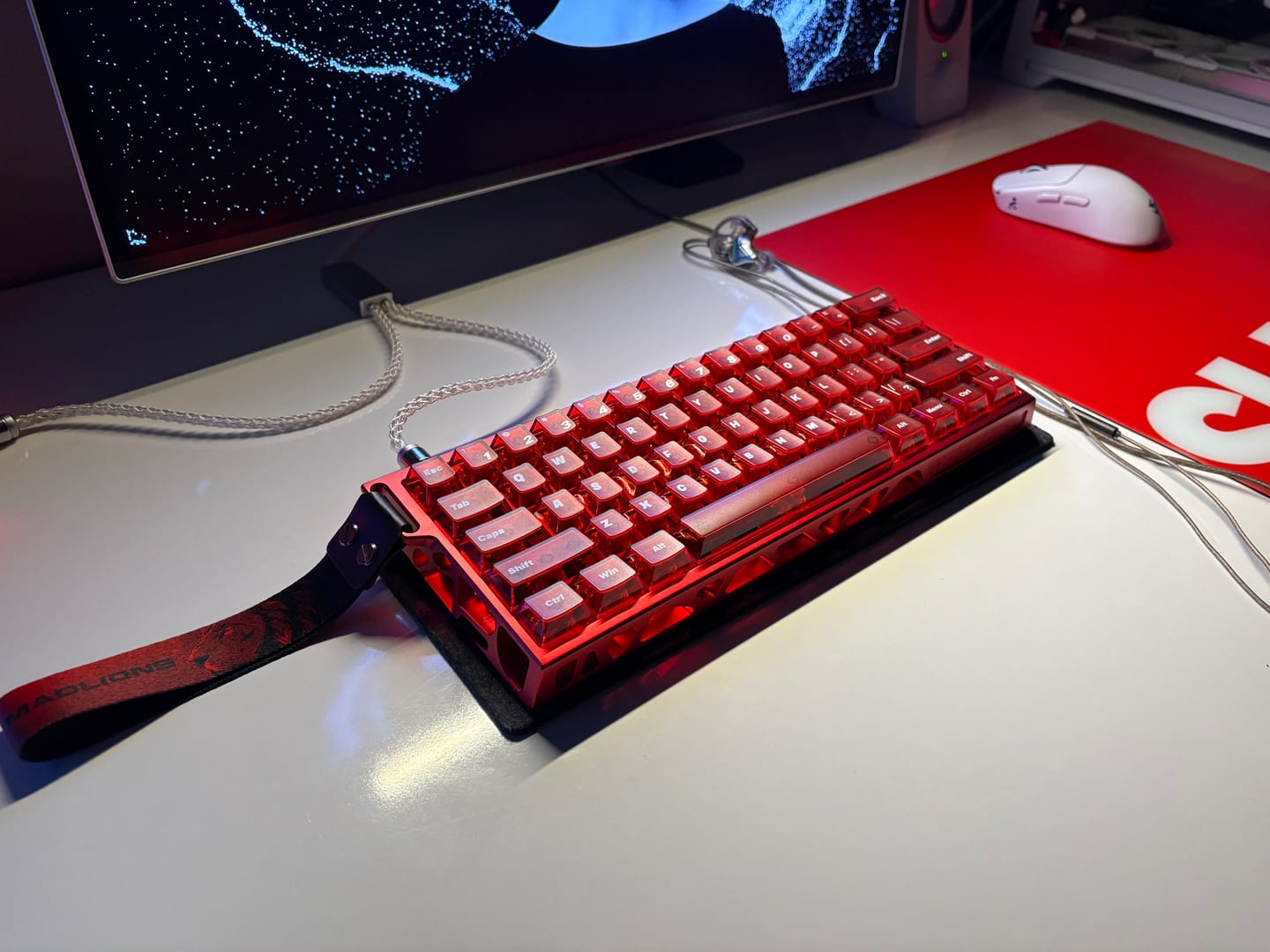 Customer photo review of FGG Madlions MAD Light 60HE Alüminyum Klavye (Manyetik Switch / HE)