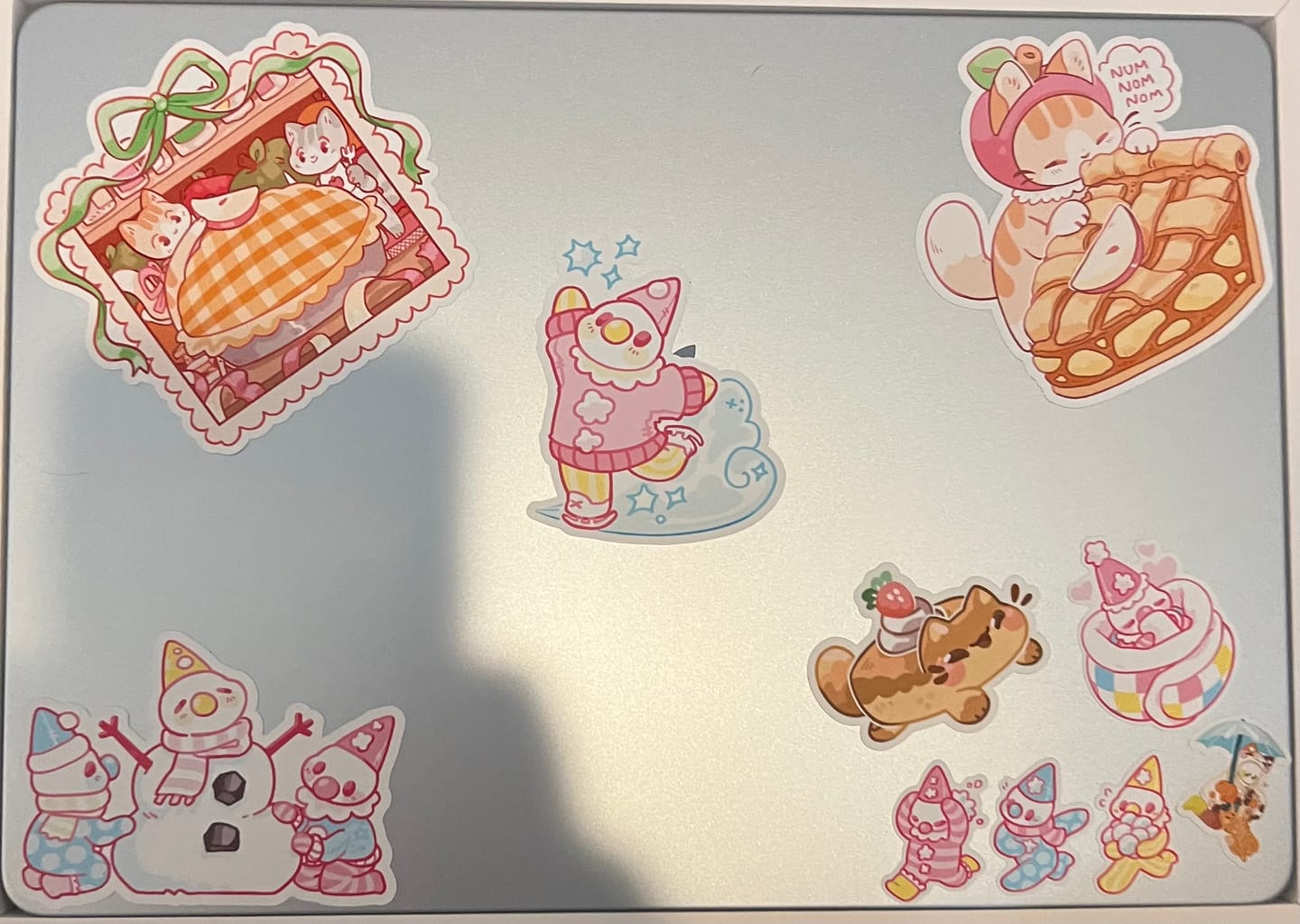 Customer photo review of December Cute Sticker Club