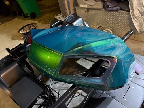 Customer photo review of Mermaid Tail Paint Basecoat