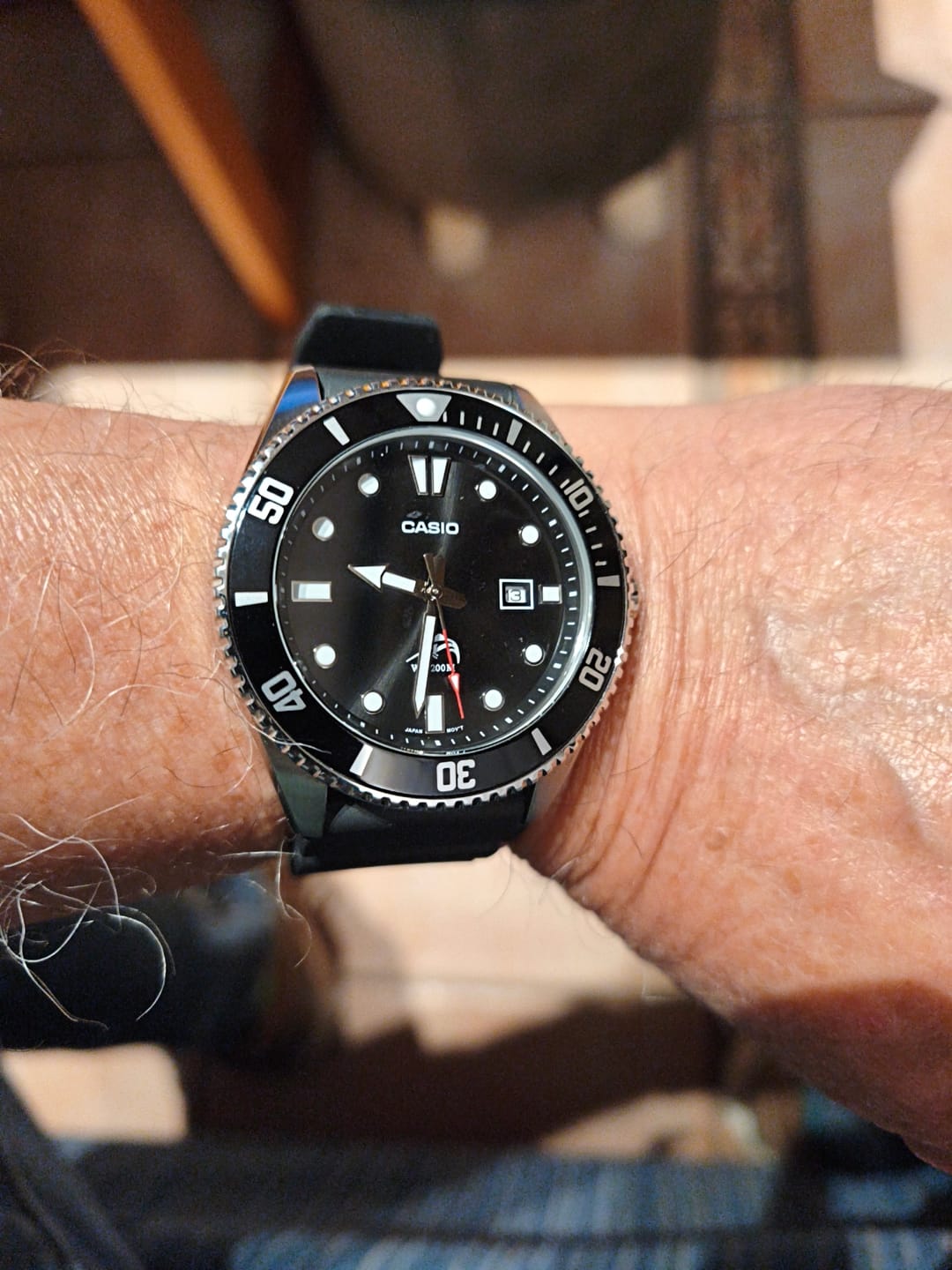 Customer photo review of Reloj Casio Submariner Marlin Duro MDV106-1AV Negro Buceo