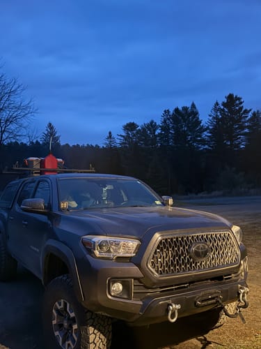 Customer photo review of Toyota Tacoma 3rd Gen Hidden Winch Mount
