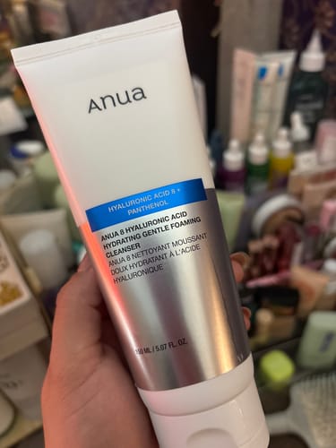 Customer photo review of Hyaluronic Acid 8 + Panthenol Foaming Cleanser