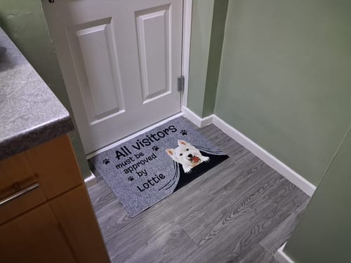 Customer photo review of Visit approved - Personalised Doormat