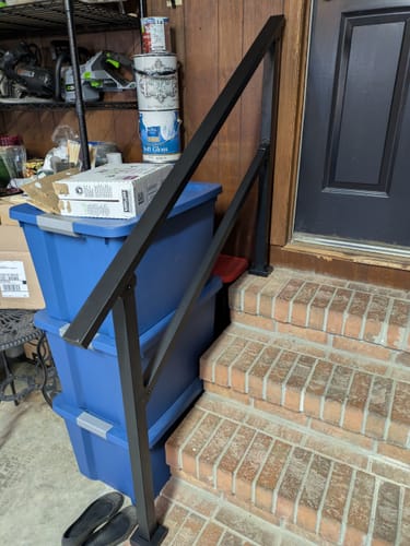 Customer photo review of Stair Handrail Kit