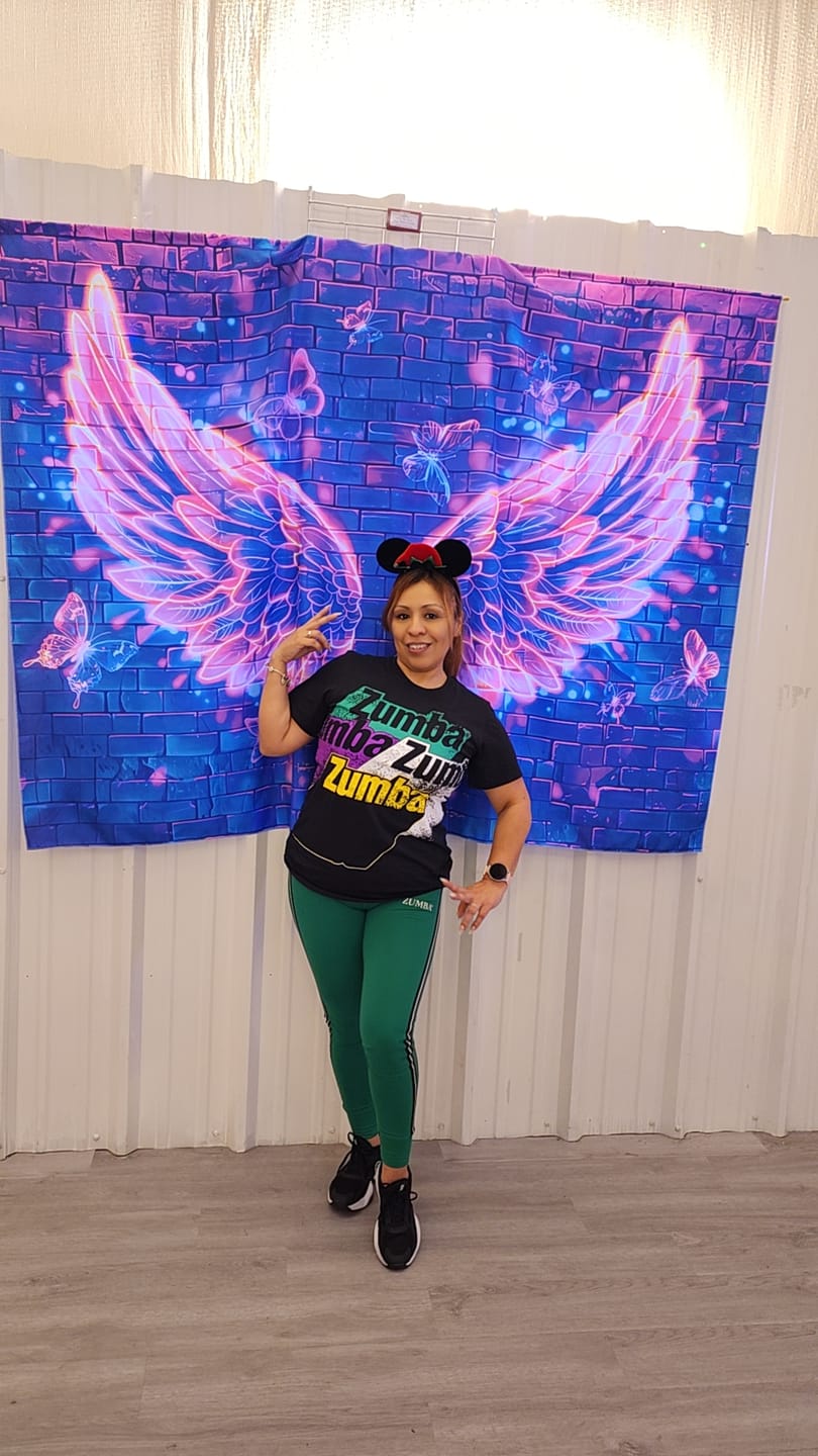 Customer photo review of Zumba Haus High Waisted Jogger Leggings
