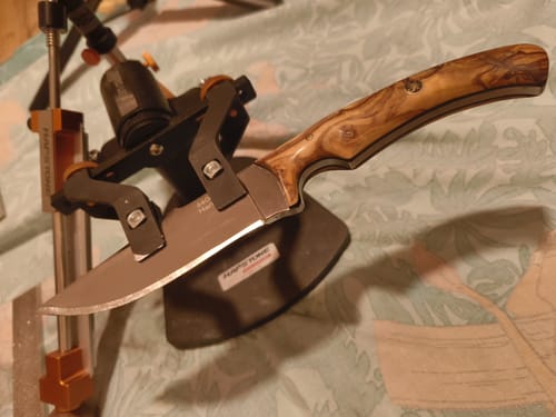 Customer photo review of Hapstone RS BLACK Knife Sharpener