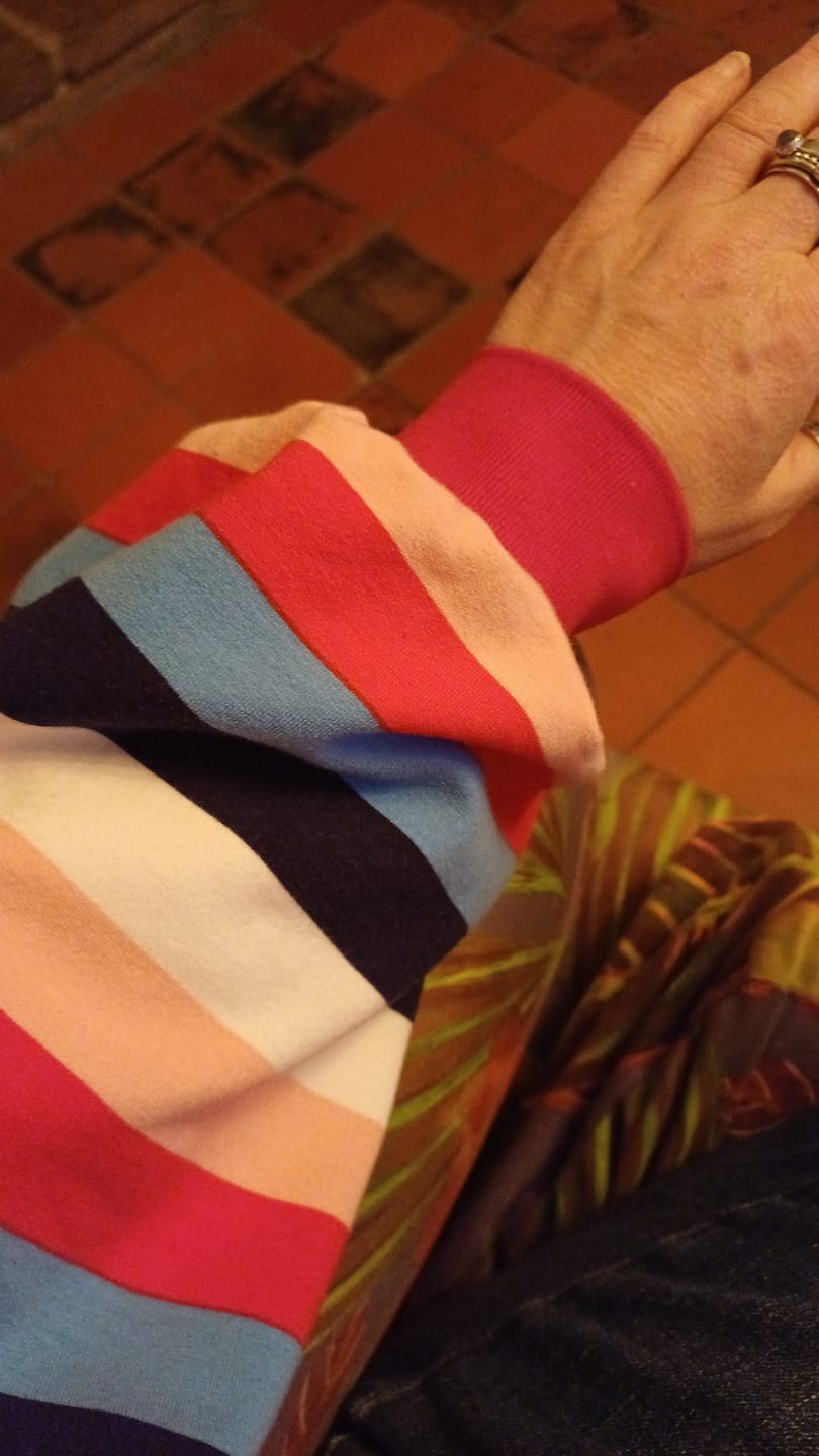 Customer photo review of Organic Ribbed Cuffs - 135cm