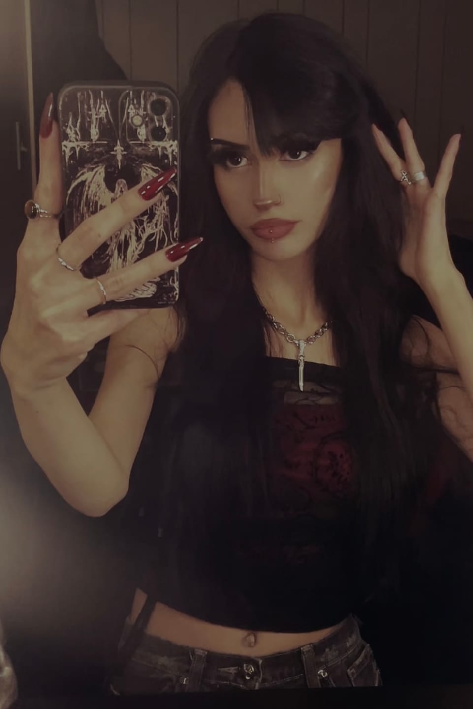 Customer photo review of CATACOMB SWORD PENDANT