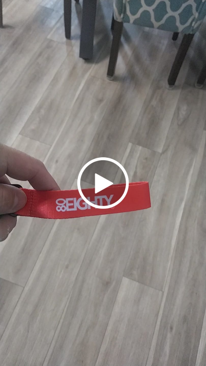 Customer video review of 80Eighty® Remove Before Launch WristStrap