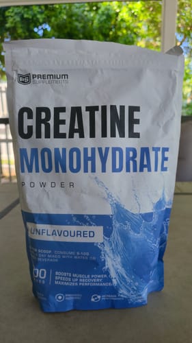 Customer photo review of Micronised Creatine Monohydrate