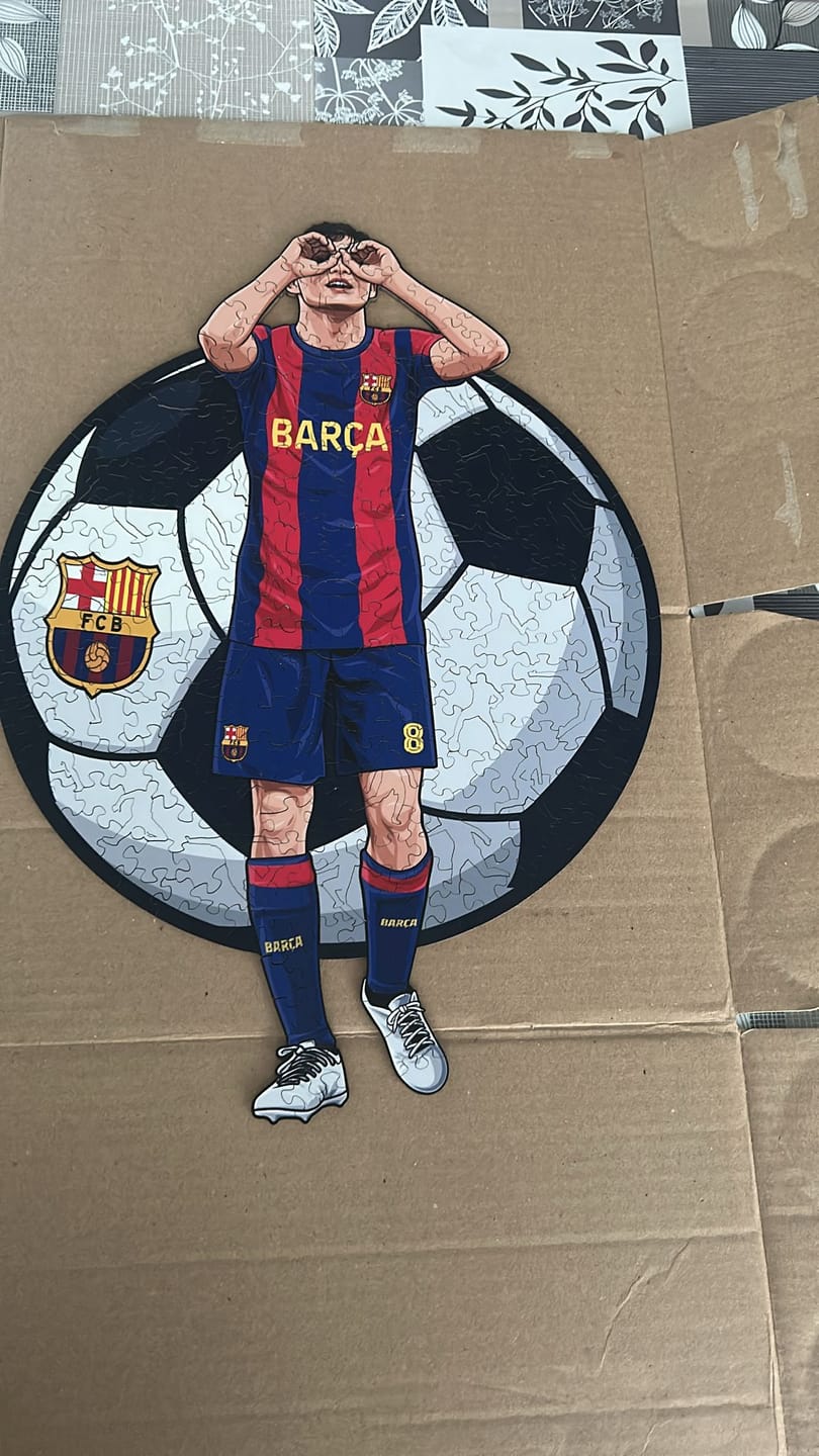 Customer photo review of Pedri - Wooden Puzzle