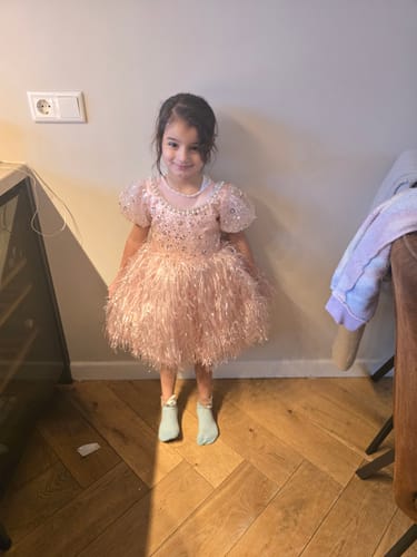 Customer photo review of Elegant Baby Girls Festival Dress Toddler Birthday Beauty Pageant Dresses