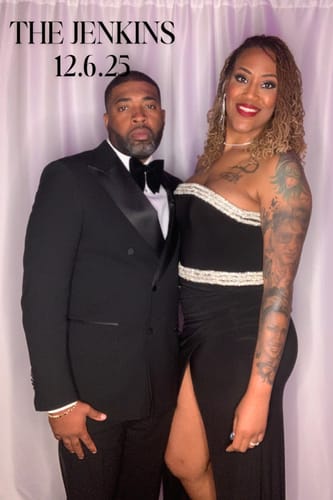 Customer photo review of Old Style Black Velvet Big Bow Tie Wedding Set