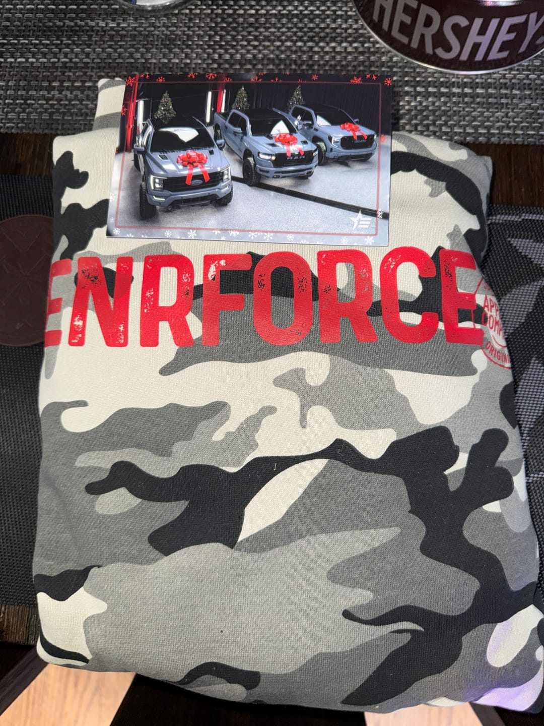 Customer photo review of Snow Camo Hoodie