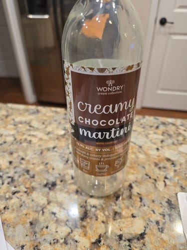 Customer photo review of CREAMY CHOCOLATE MARTINI