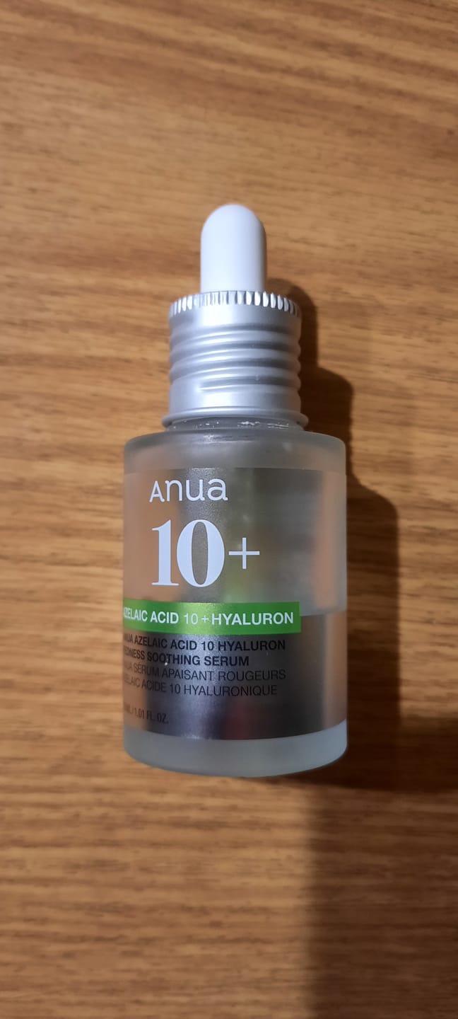 Customer photo review of Serums ar azelaīnskābi Anua Azelaic Acid 10 Hyaluron Redness Soothing Serum