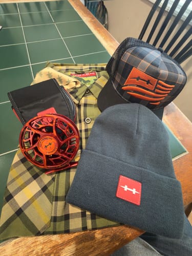 Customer photo review of 2025 Custom Magma Red-Orange Reel, 5 Plus