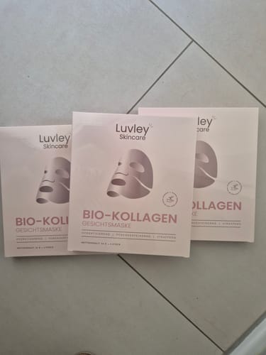 Customer photo review of Bio-Kollagen Gesichtsmaske