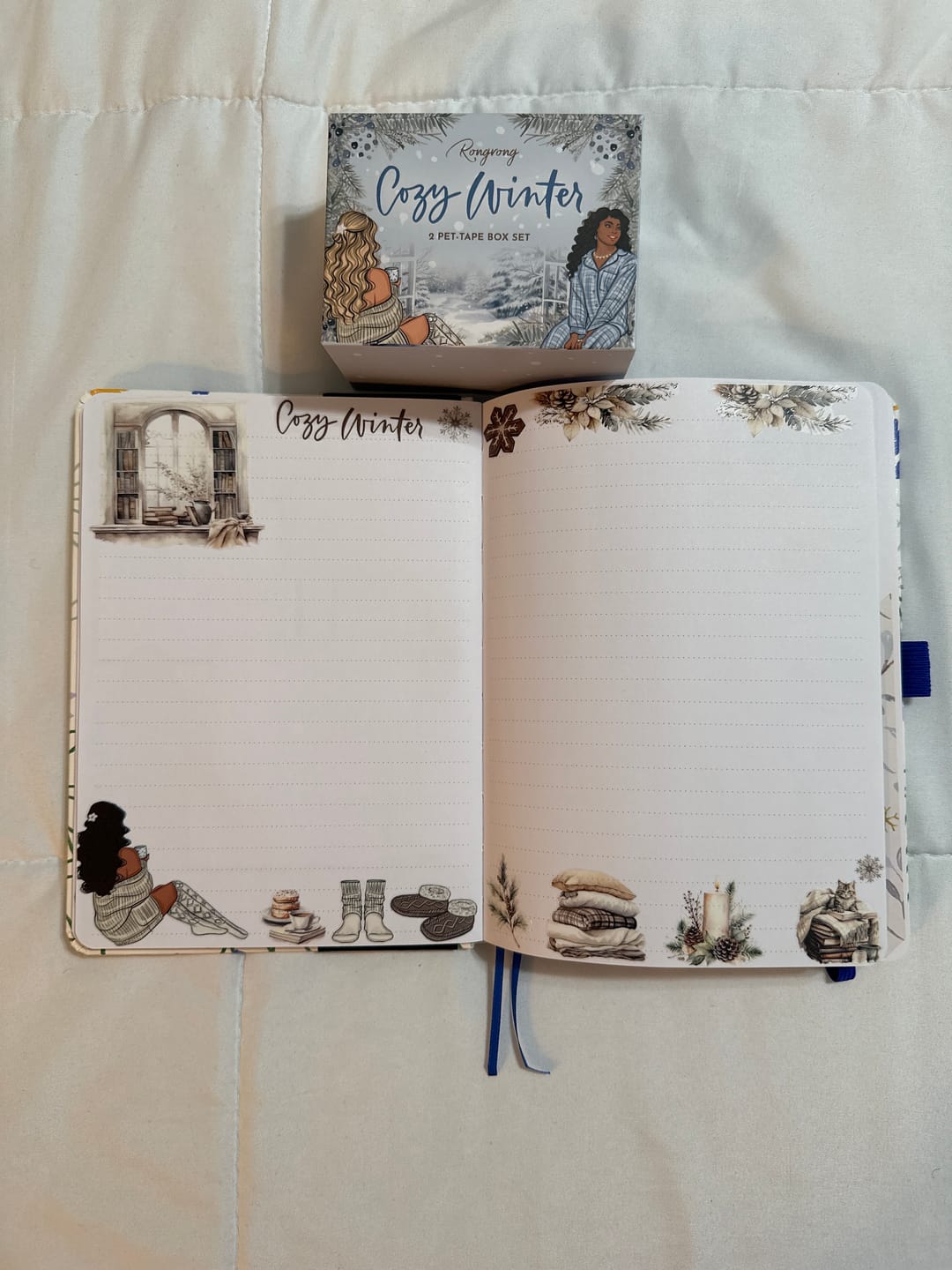 Customer photo review of Cozy Winter Pre-cut PET Tape Box