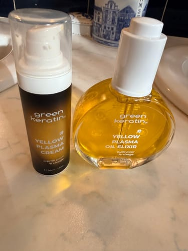 Customer photo review of Yellow Plasma Oil Elixir - Huile pour le visage 50ml + Yellow Plasma Cream Format Découverte 30ml