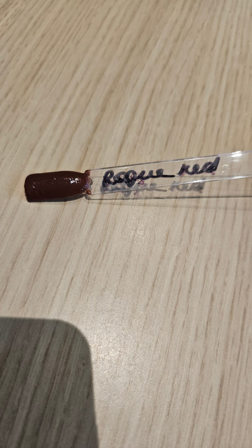 Customer photo review of Rogue Red Dipping Powder