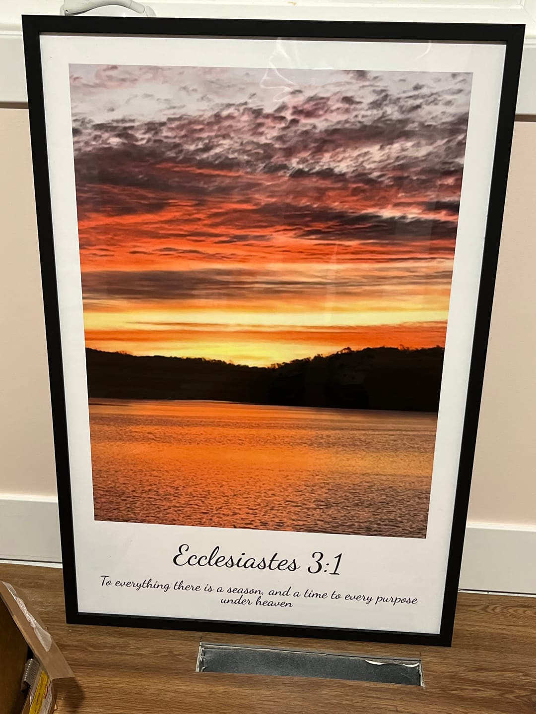 Customer photo review of Custom Wedding Print