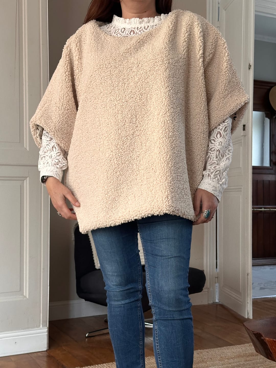 Customer photo review of Blouse  Fantine - Opale Dentelle