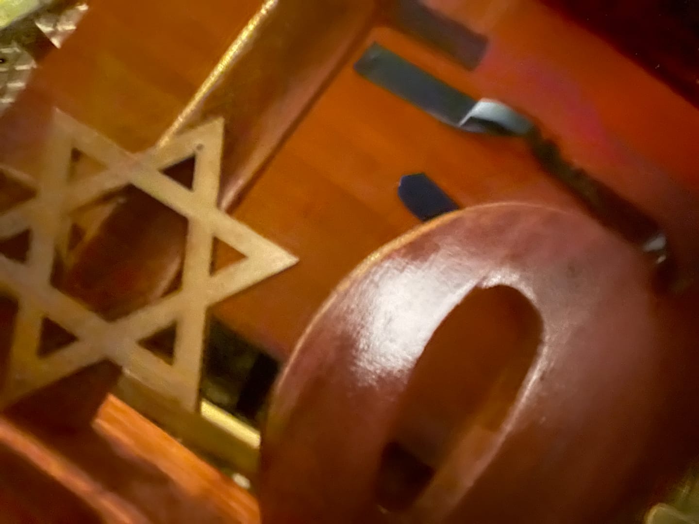 Customer photo review of Unfinished Wood Star of David Israel Shape - Hanukkah - Craft - up to 46" DIY