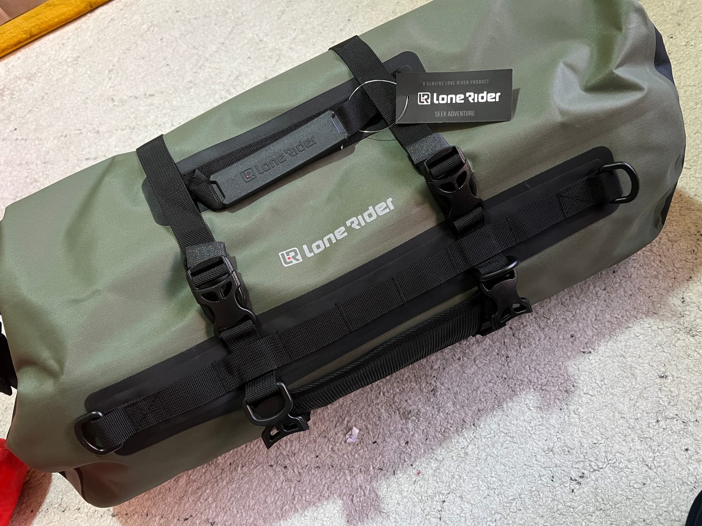 Customer photo review of Explorer Duffel Dry Bag
