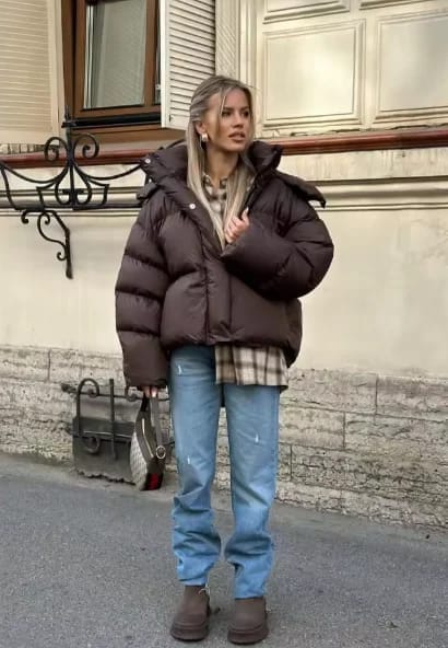 Customer photo review of Jenn Puffer Jacket