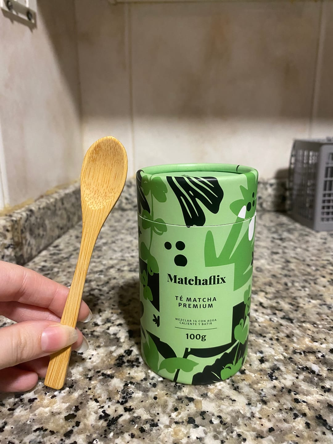 Customer photo review of Cuchara Medidora Bambú 1g