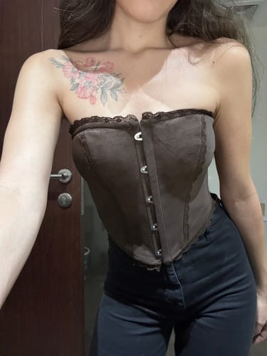 Customer photo review of LINDSAY BROWN CORSET