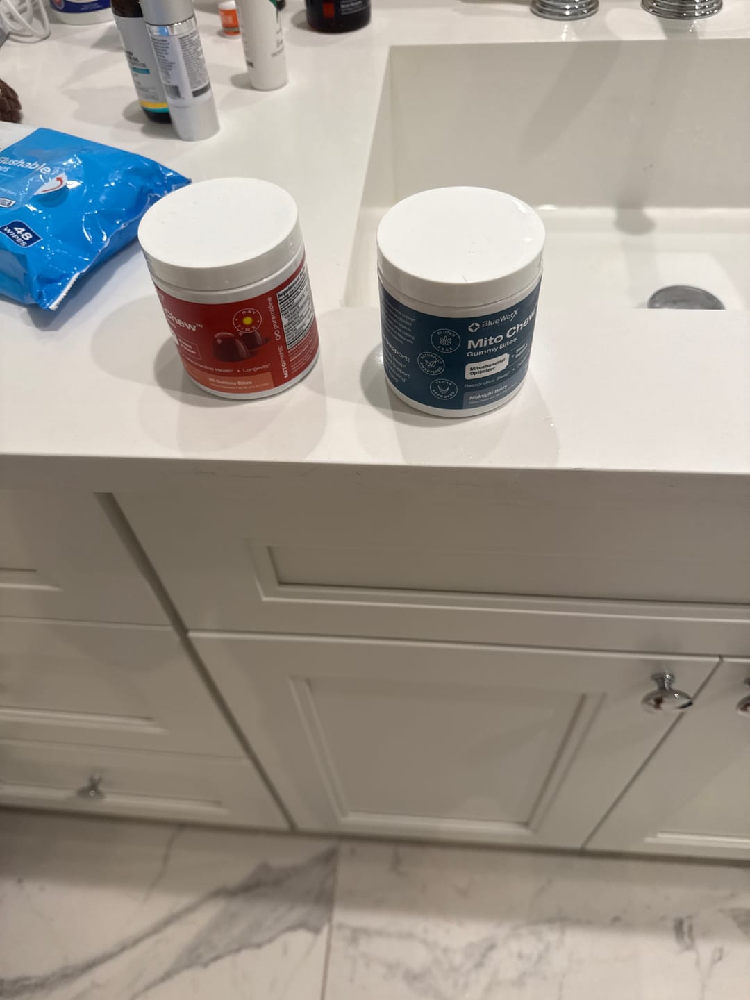 Customer photo review of MitoChew™ Gummy Bites Bundle – Daytime + Nighttime