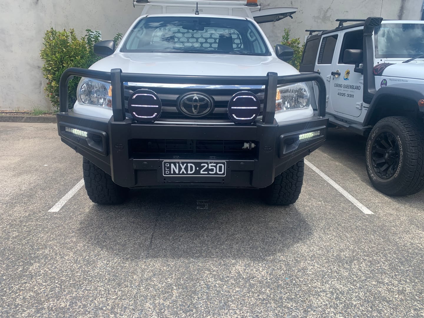 Customer photo review of Covert 7 Inch LED Driving Lights (PAIR W/HARNESS)