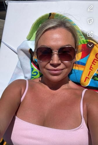 Customer photo review of Melanoboost Peptide Sun Tanning Lotion